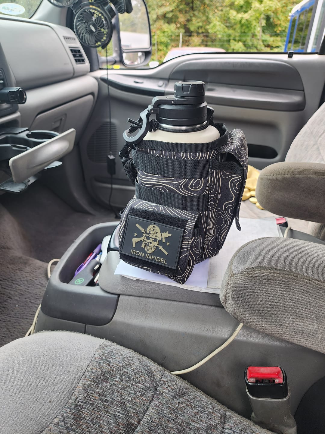 Customer photo review of Battle Bottle Sleeves - 64oz