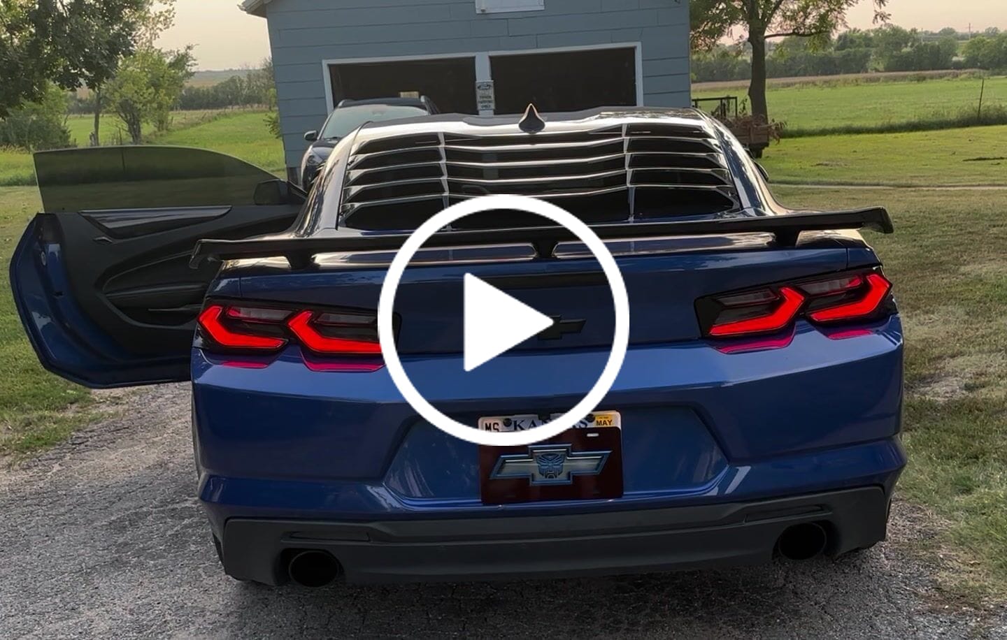 Customer video review of 2019-2025 CHEVY CAMARO UMBRA LED TAILLIGHTS GLOSS BLACK/SMOKE LENS