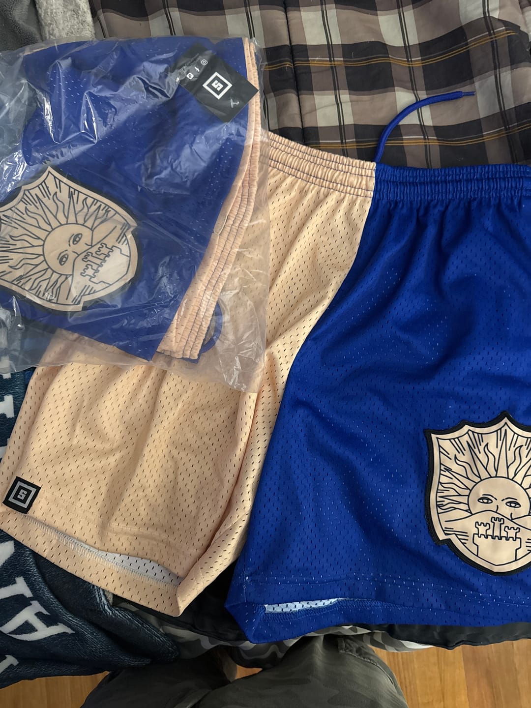 Customer photo review of Mystery Mesh Shorts