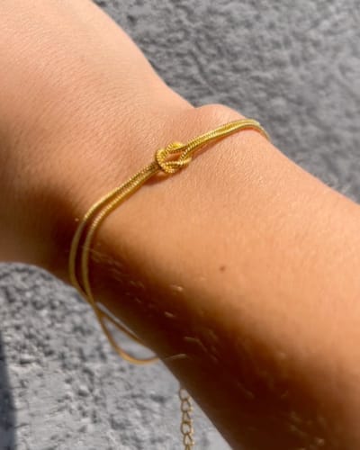 Customer photo review of Bracciale "Nodo d'Amore"