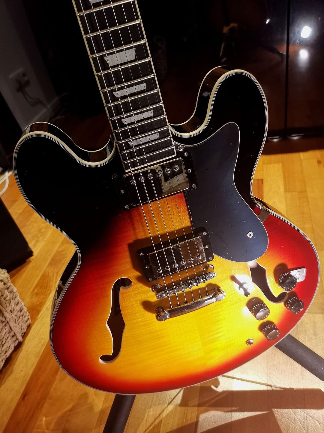 Customer photo review of Donner DJP-1000 Guitare Jazz Électrique