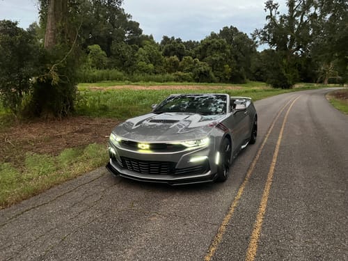 Customer photo review of Chevy Camaro Front Illuminated LED Bowtie Grille Emblem Glowtie Badge kit White/RGB/Blue 2016-2018 and 2020-2023
