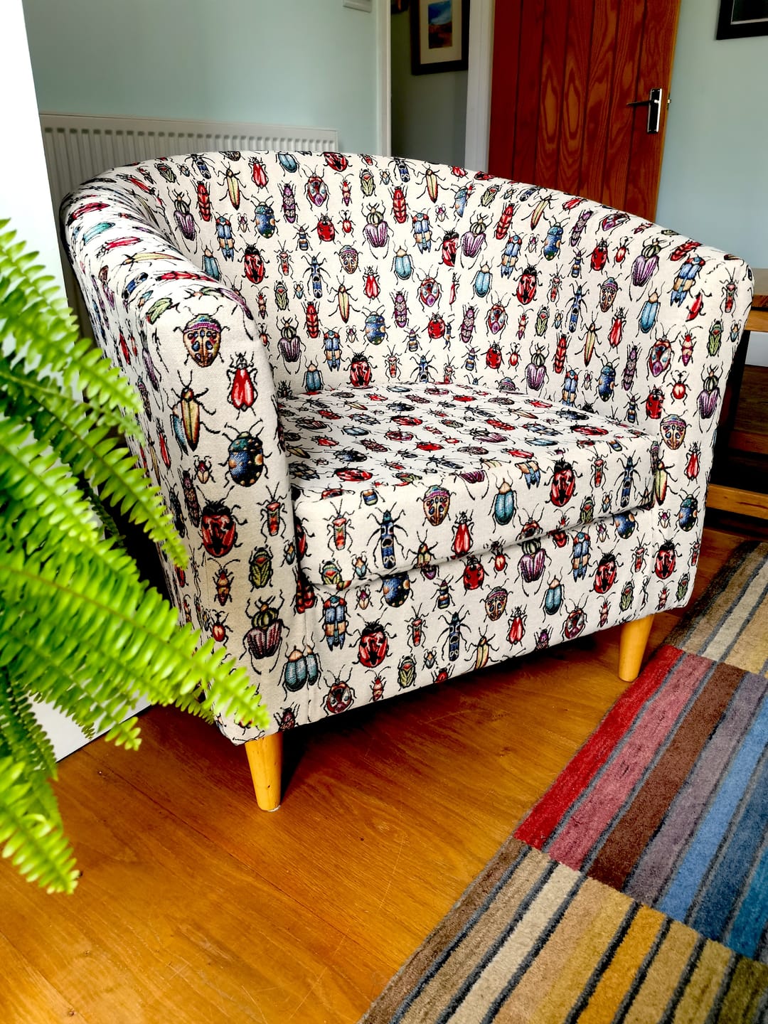 Customer photo review of Bugs Tapestry Fabric