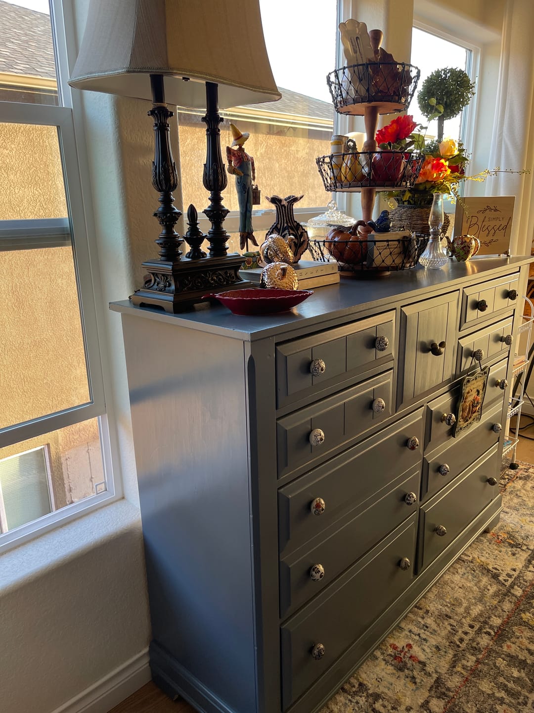 Customer photo review of Miracle Paint - Vanderbilt Gray (32 oz.)