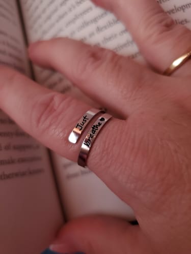 Customer photo review of Just Breathe Ring