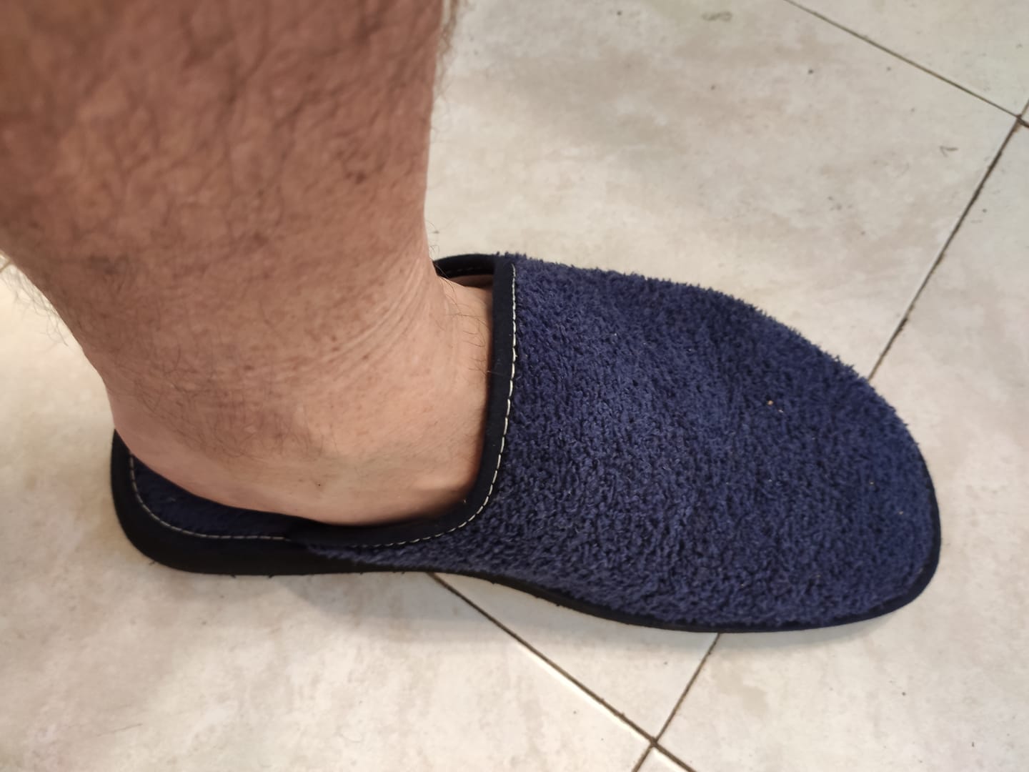 Customer photo review of Chinela rizo punta cerrada de Andinas para hombre