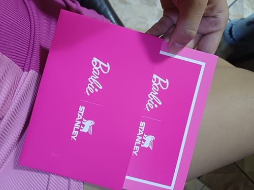 Customer photo review of Stanley Quencher Barbie™  Icon | 1L