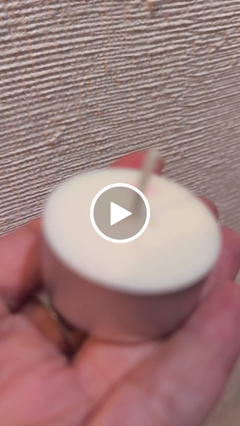 Customer video review of MECHAS PARA VELAS DE TÉ