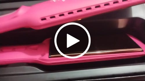 Customer video review of ENTREGA INMEDIATA NEW Plancha »Titanio Profesional Diana Fletes Quality INFRARED