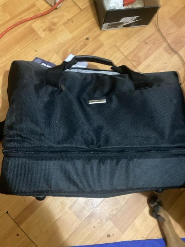 Customer photo review of Avalon Drop-Bottom Weekender Duffel