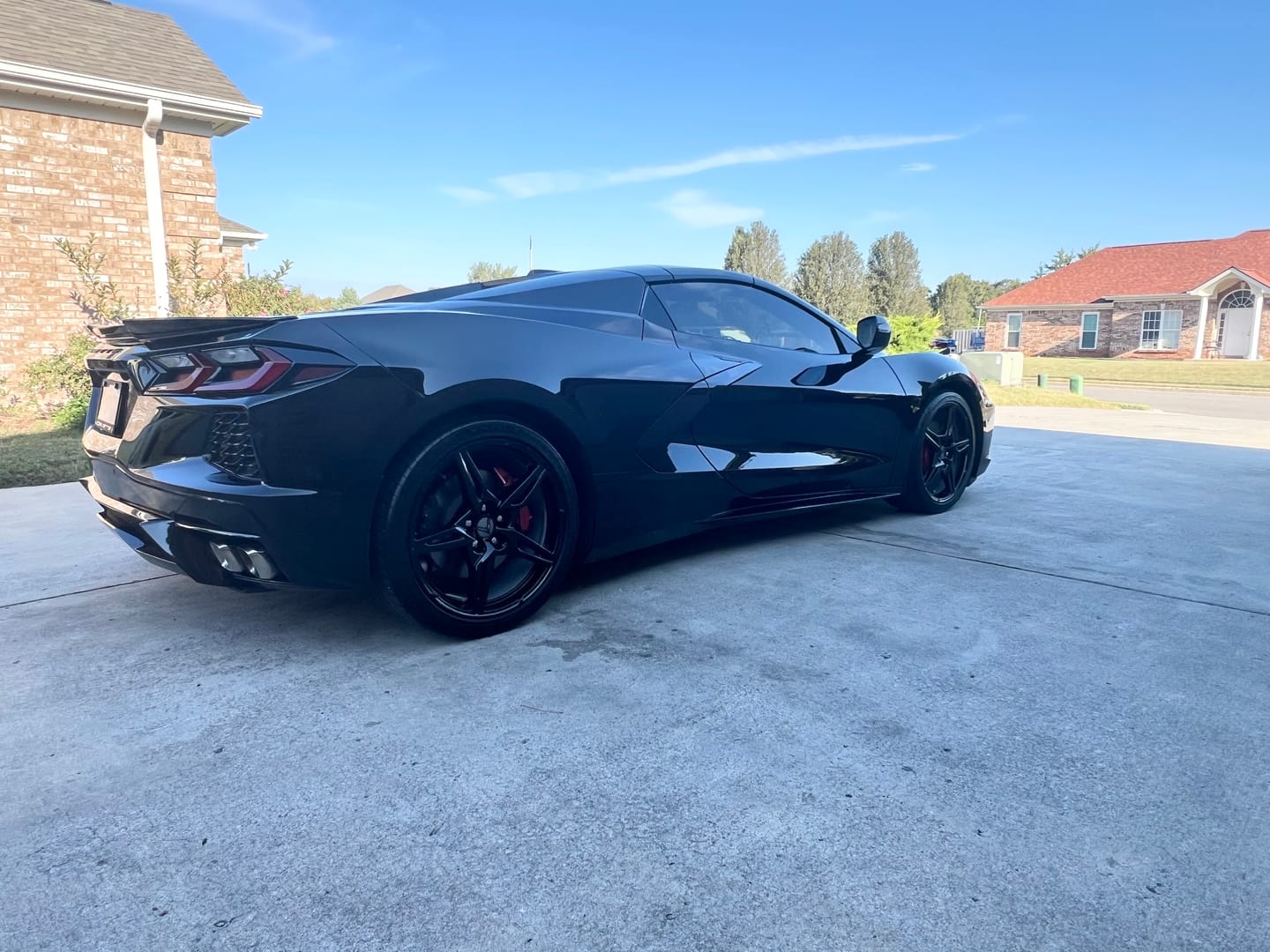 Customer photo review of Chevrolet Corvette C8 Low Profile Rear Lid Wing Spoiler
