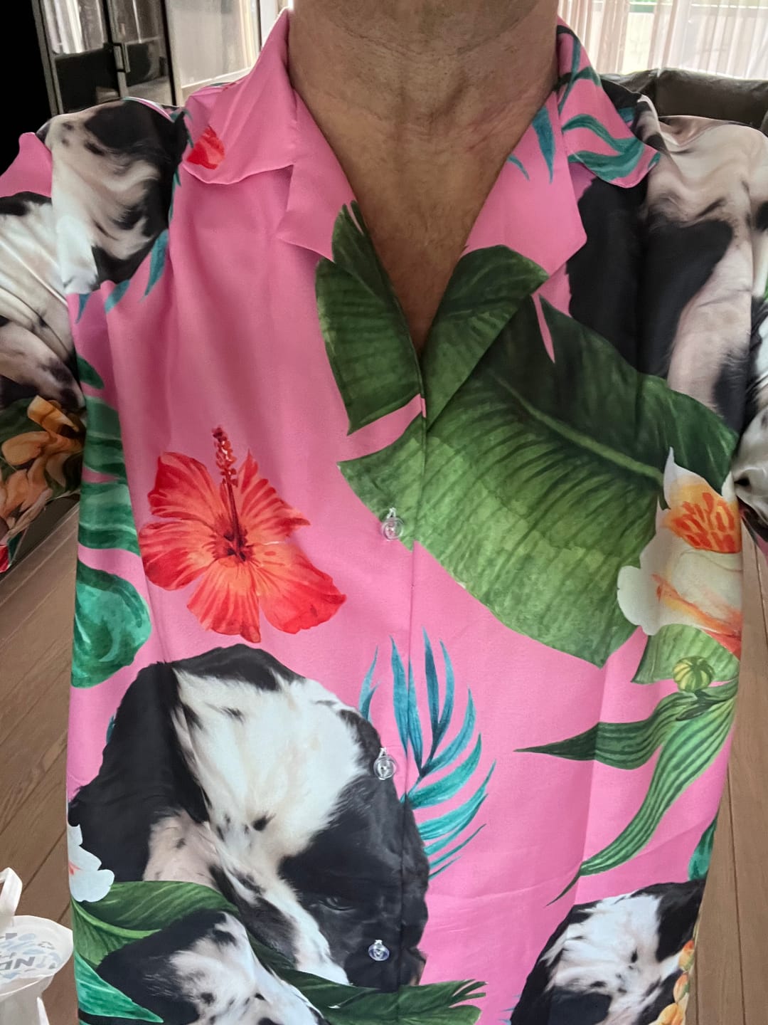 Customer photo review of Jouw foto - Gepersonaliseerd Hawaiiaans hemd