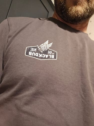 Customer photo review of Wings Tee