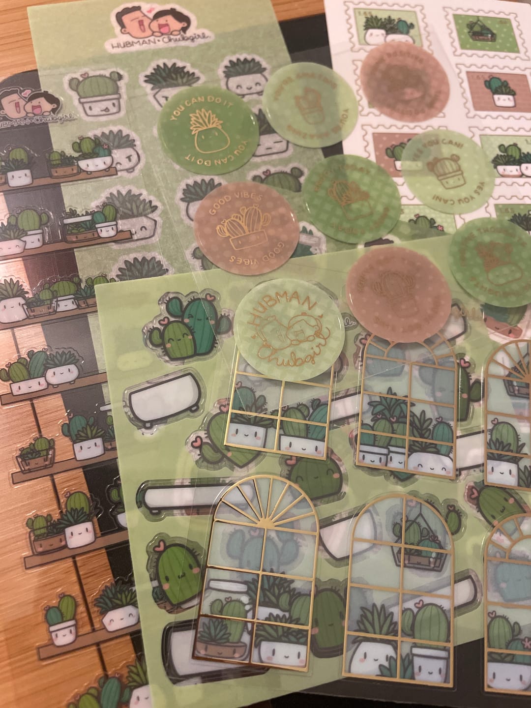 Customer photo review of Cozy Plants Variety Sticker Pack