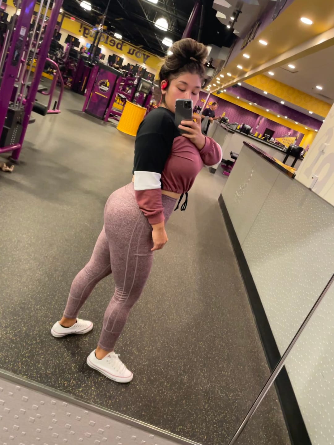 Customer photo review of ALLURE HEATHER 7/8 LEGGINGS