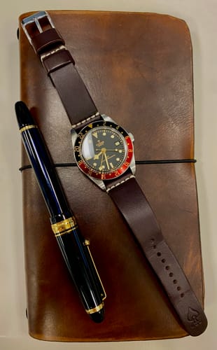 Customer photo review of Jedburgh 2.0 Leather Watch Strap