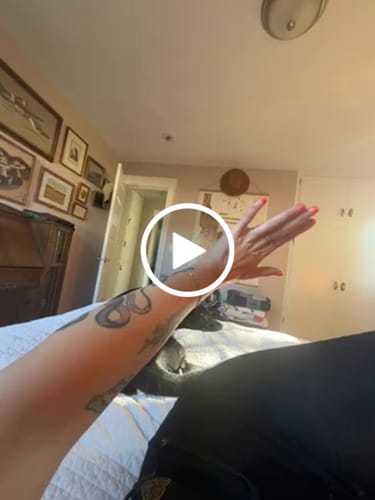 Customer video review of paperclip bracelet