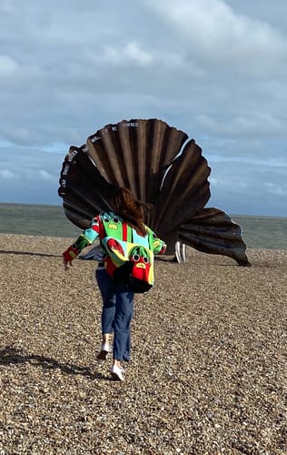 Customer photo review of Nobody Sausage Pop Art Cardigan
