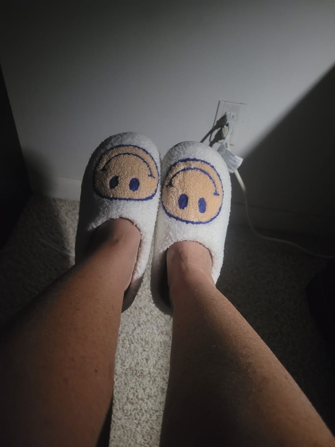 Customer photo review of Happy Face Slippers