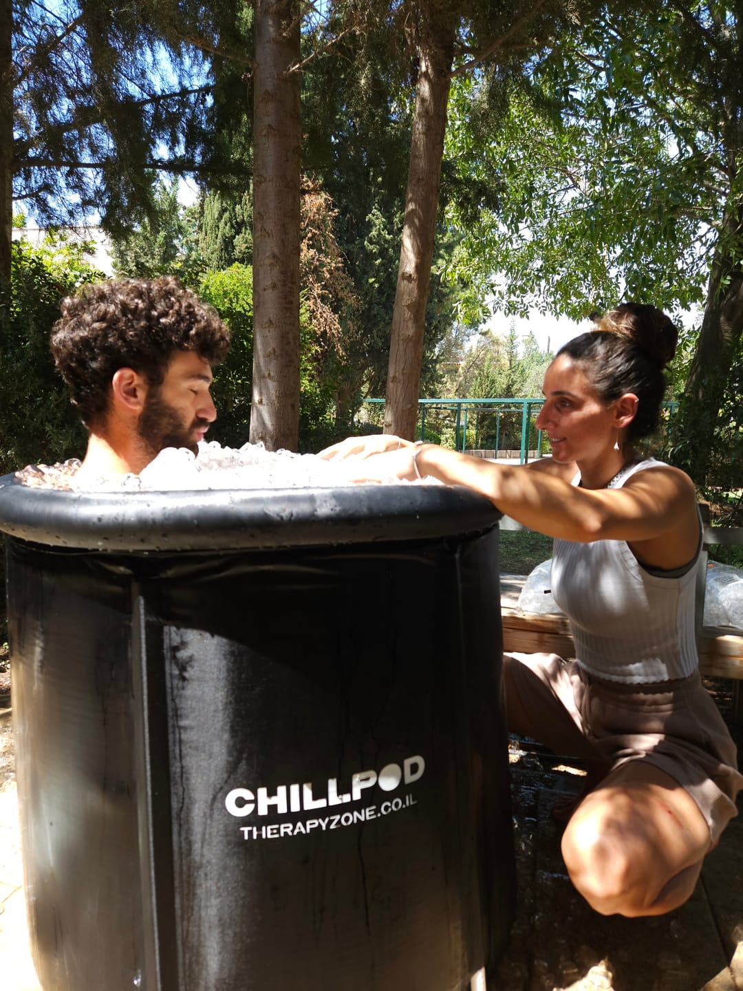 Customer photo review of CHILLPOD - אמבטיית קרח