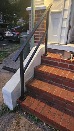 Customer photo review of Stair Handrail Kit