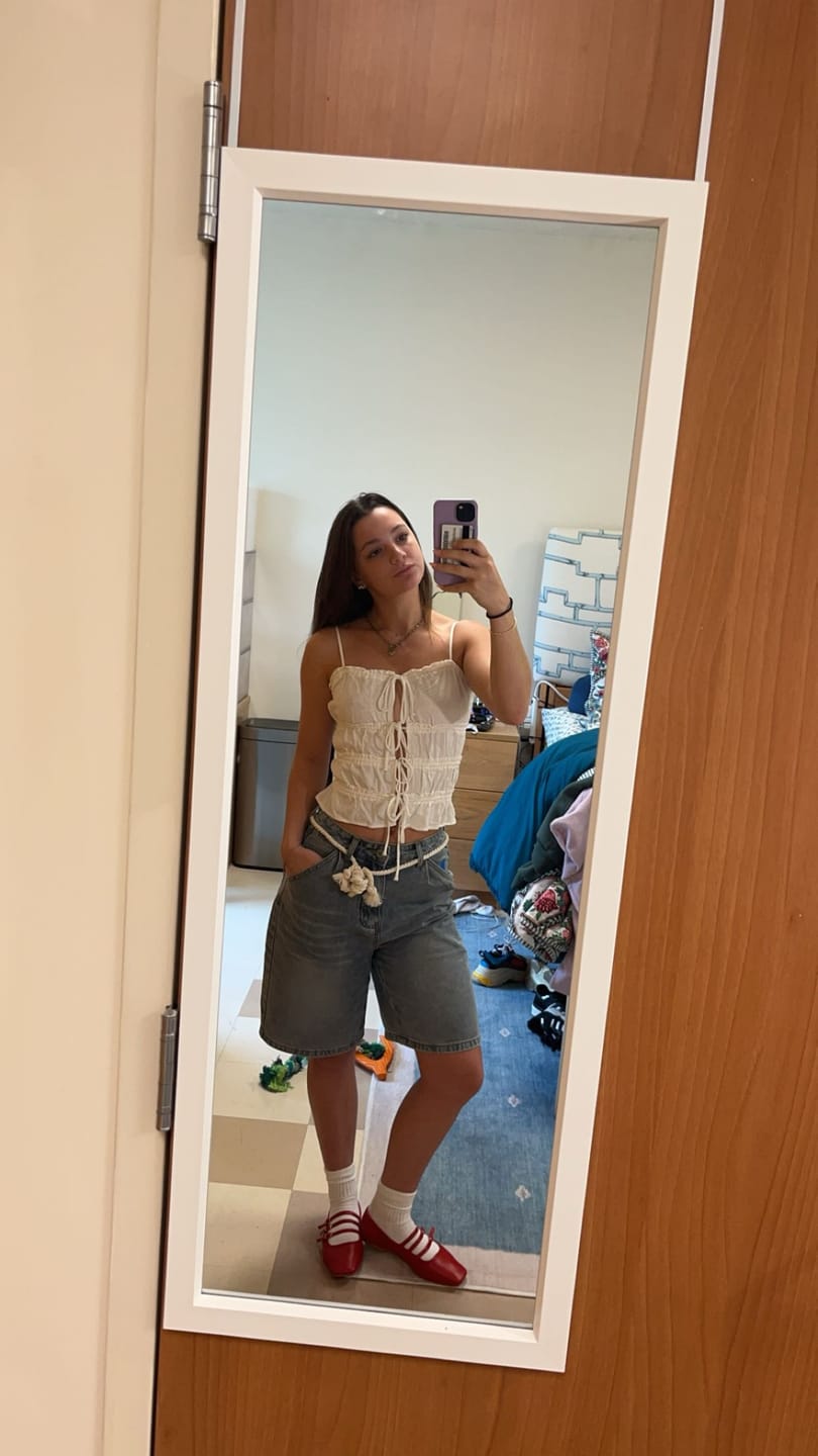 Customer photo review of Aelfric Eden Washed Wrinkle Jorts