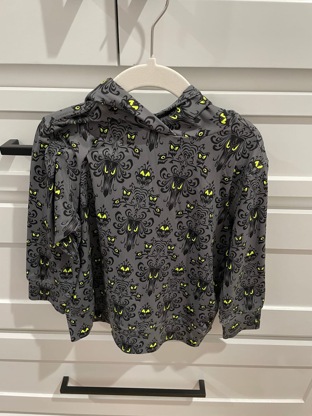 Customer photo review of Disney’s Haunted Mansion "Wall Creeps" – Preschooler Performance Hoodie