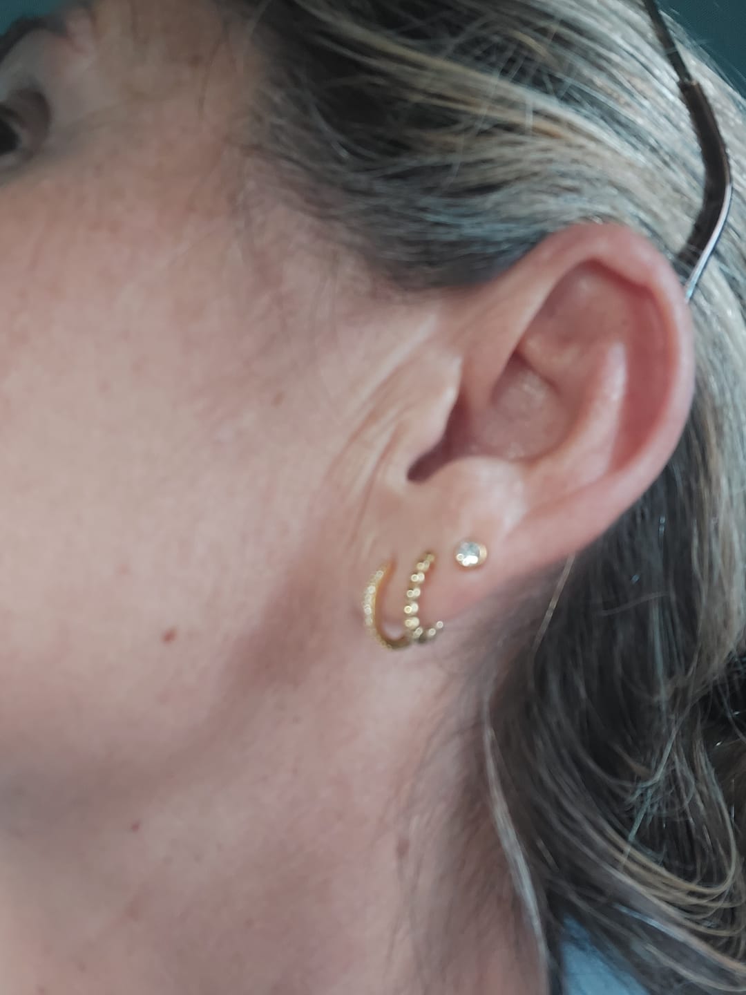 Customer photo review of Pendientes Glasé