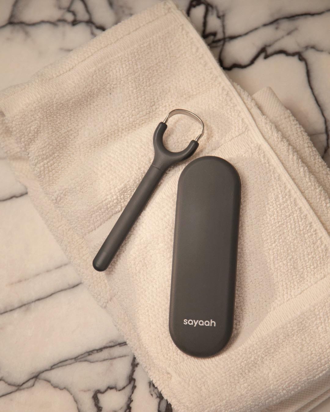 Customer photo review of Sweeper® | The Modern Tongue Scraper