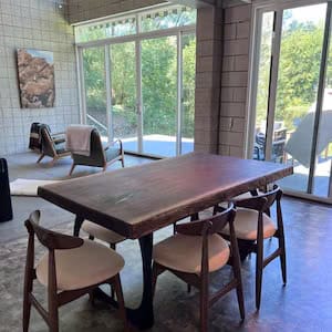 Customer photo review of Bench Legs 105 Cleo 16H Metal Handmade Furniture