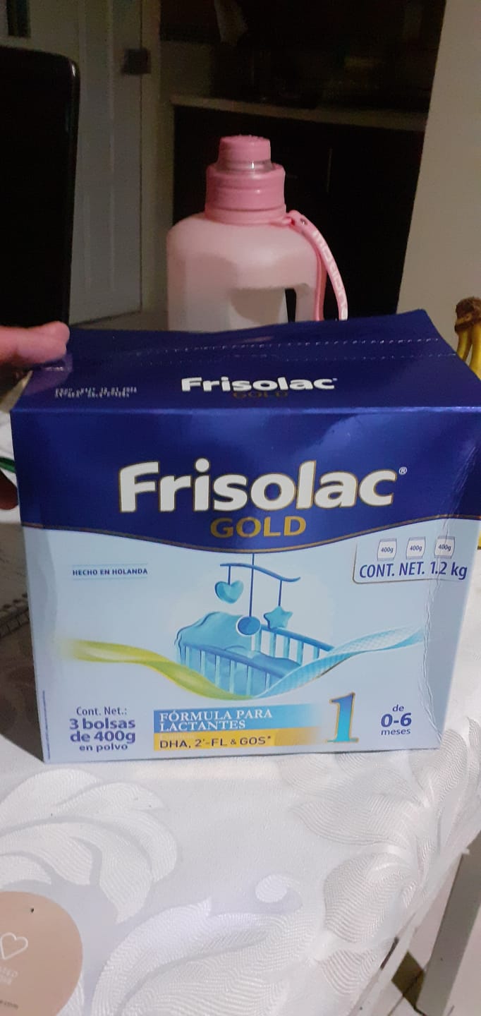Customer photo review of Frisolac Gold 1 (0-6 Meses) 3 Pack 3.6 Kg