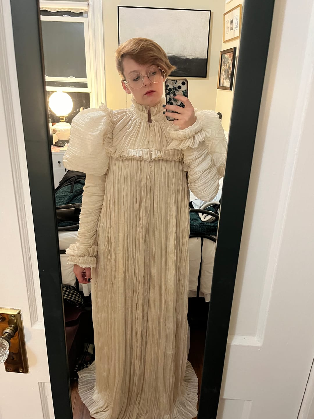 Customer photo review of CRIMSON PEAK™ Edith Victorian Gown in Ivory