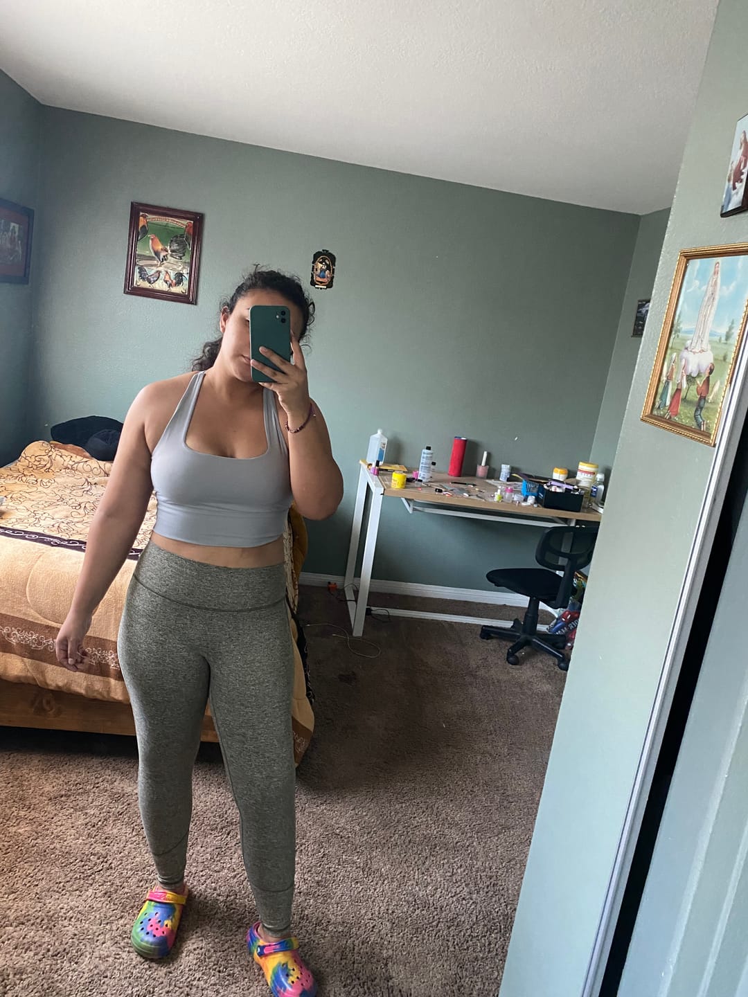 Customer photo review of ALLURE HEATHER 7/8 LEGGINGS