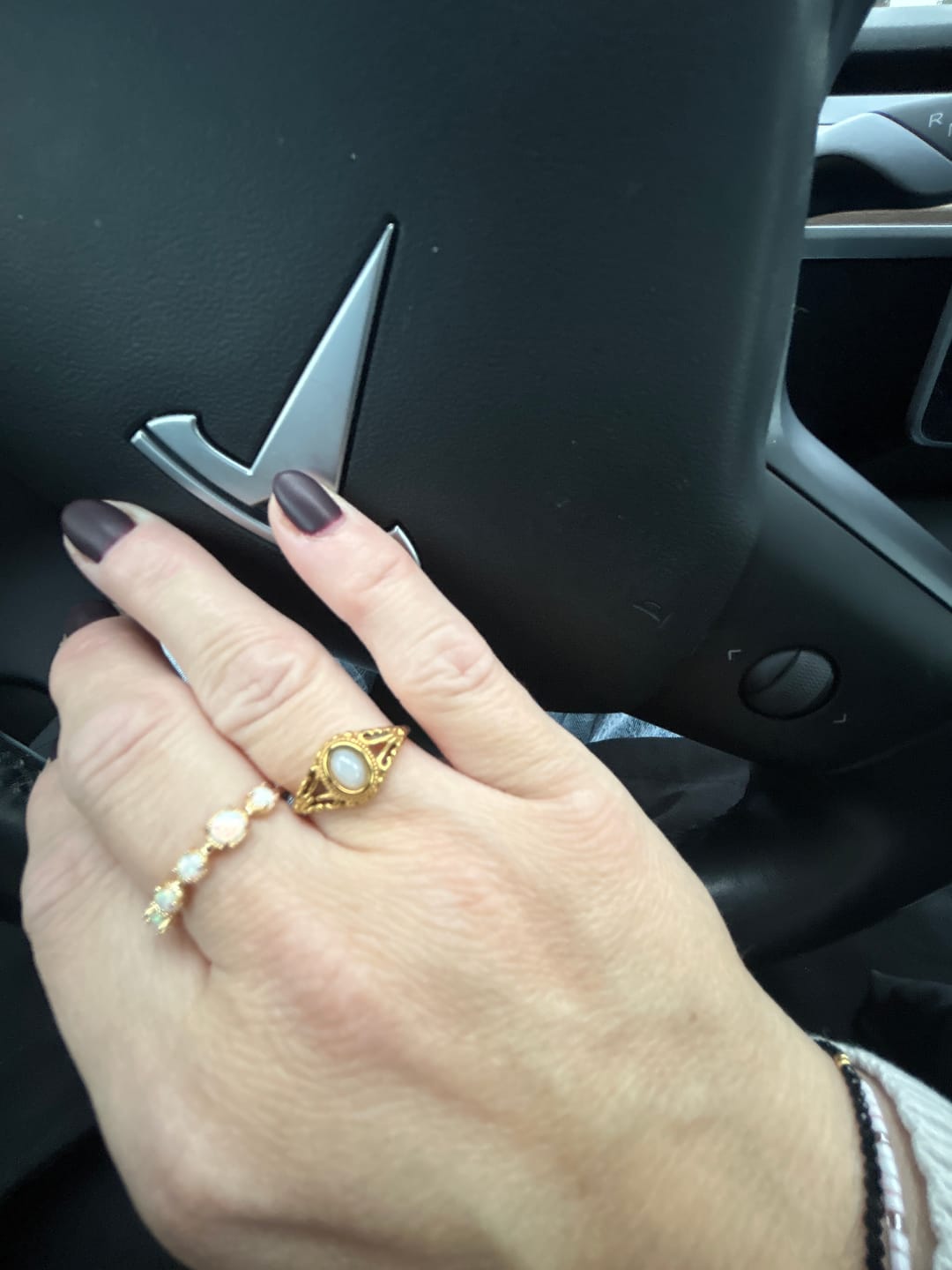 Customer photo review of Vintage Royal Pearl Ring