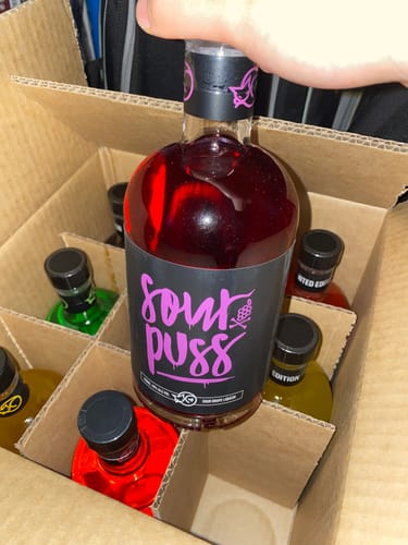 Customer photo review of Sour Puss Grape 700ml