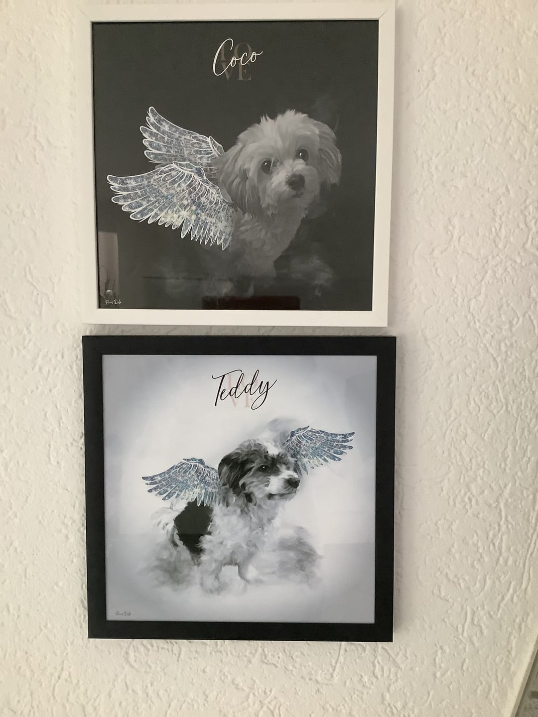 Customer photo review of Personalisiertes Portrait - Diamant Engel Stil