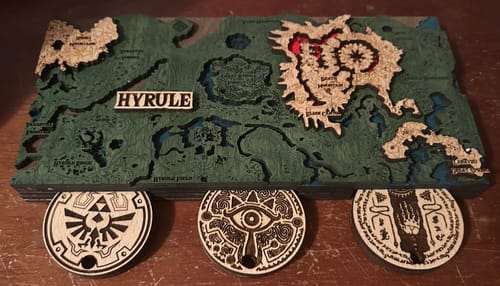 Customer photo review of THE HYRULE 3D KEY HOLDER