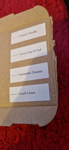 Customer photo review of Build Your Own Box of Wax Melts - 16 Pack