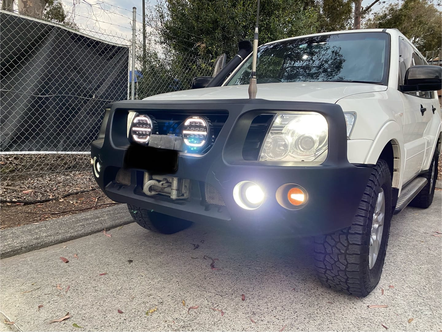 Customer photo review of Covert 7 Inch LED Driving Lights (PAIR W/HARNESS)