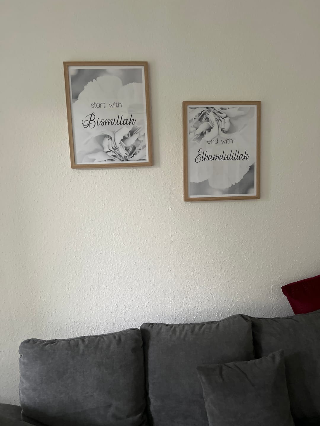 Customer photo review of Start with Bismillah - rosa, weiß oder beige