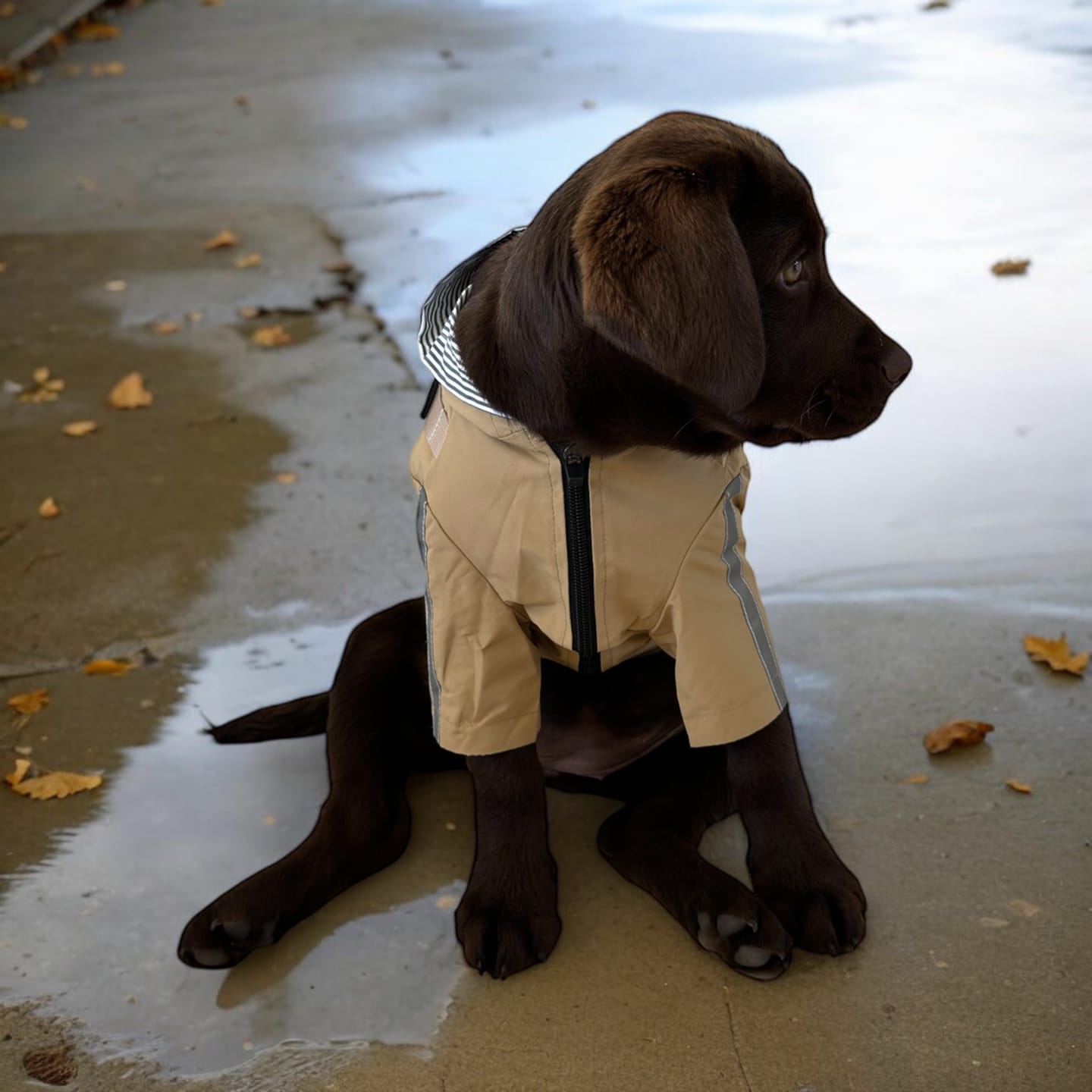 Customer photo review of DoggyKings™ 3 in 1 Rain Coat