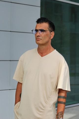 Customer photo review of Arnold | Magnetic Clip-on Glasses | ZanyLen New Arrival 2024