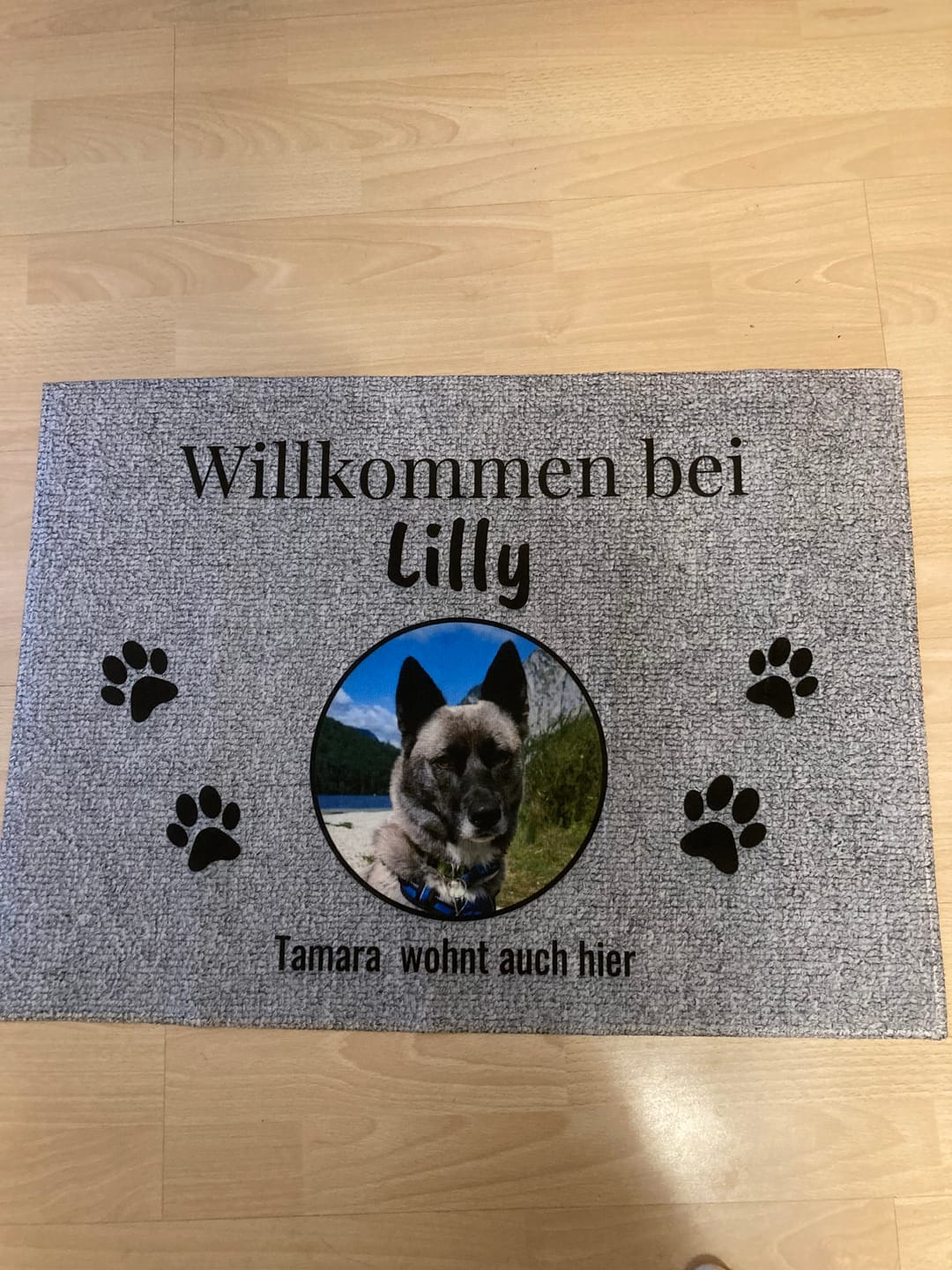 Customer photo review of Eigenes Foto - Individuelle Fußmatte