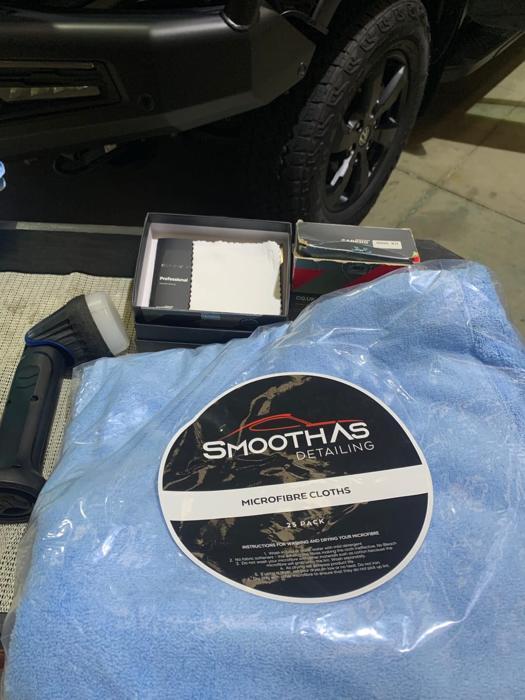 Customer photo review of 25 Pack - Microfibre Cloths