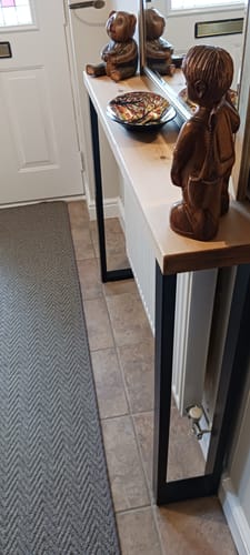 Customer photo review of Rustic Console Table  | 20cm Depth