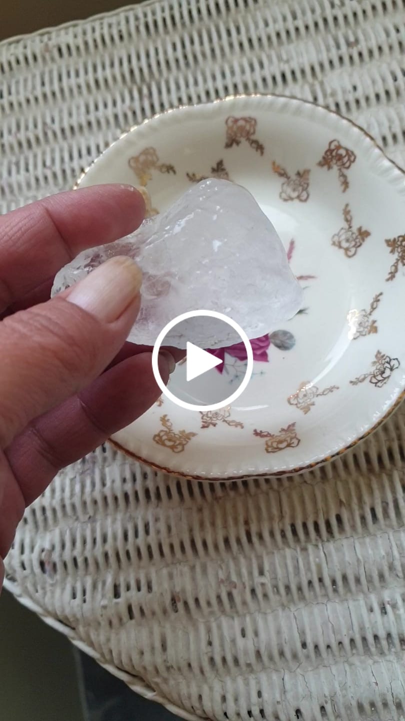 Customer video review of Alum Deodorant / Shaving Styptic of Volcanic Potassium Alum - Blocks
