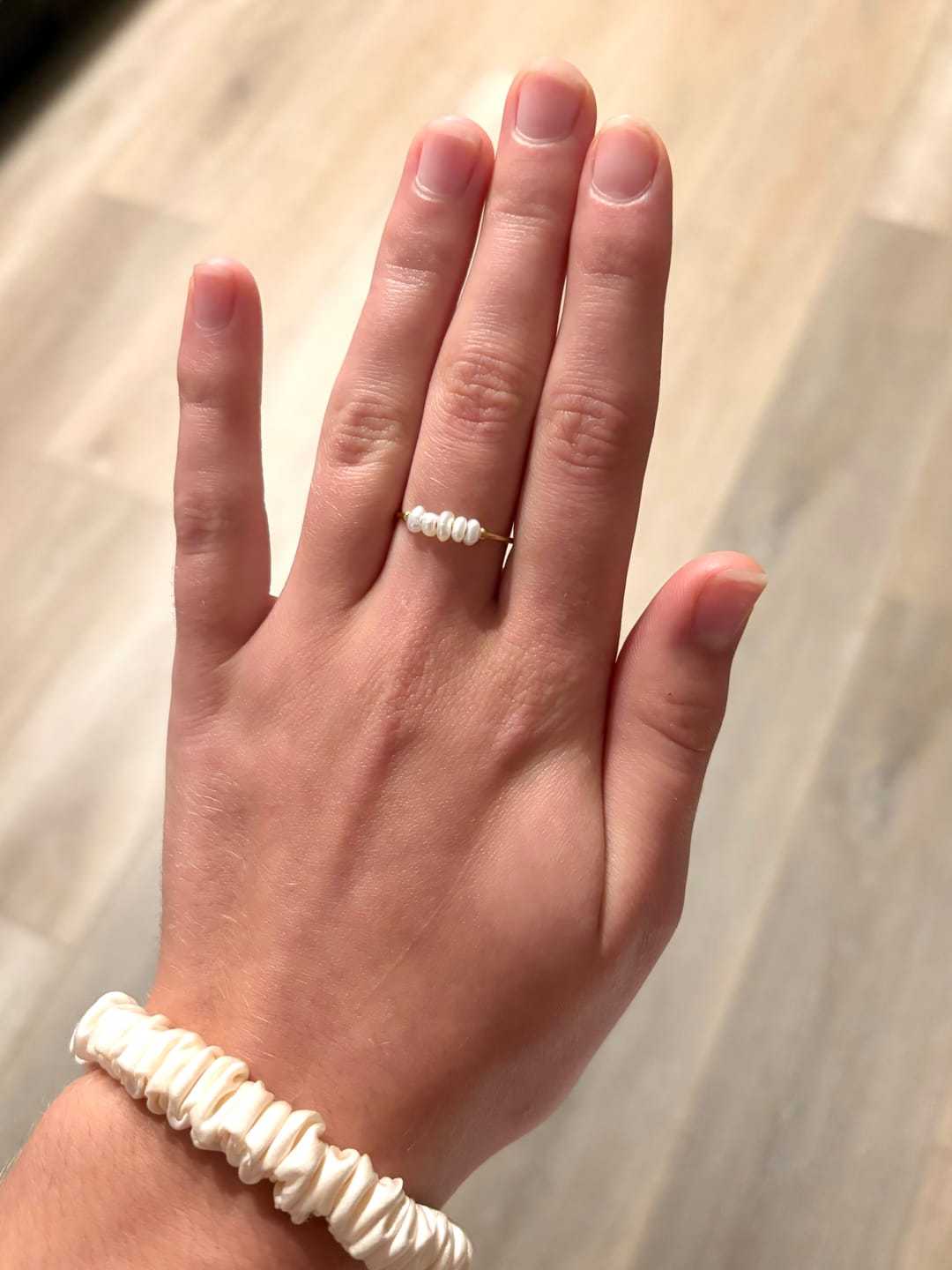 Customer photo review of Classic Freshwater Pearl Ring