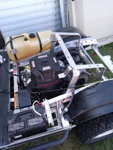 Customer photo review of 1997-2013 Club Car Adjustable Engine Cradle