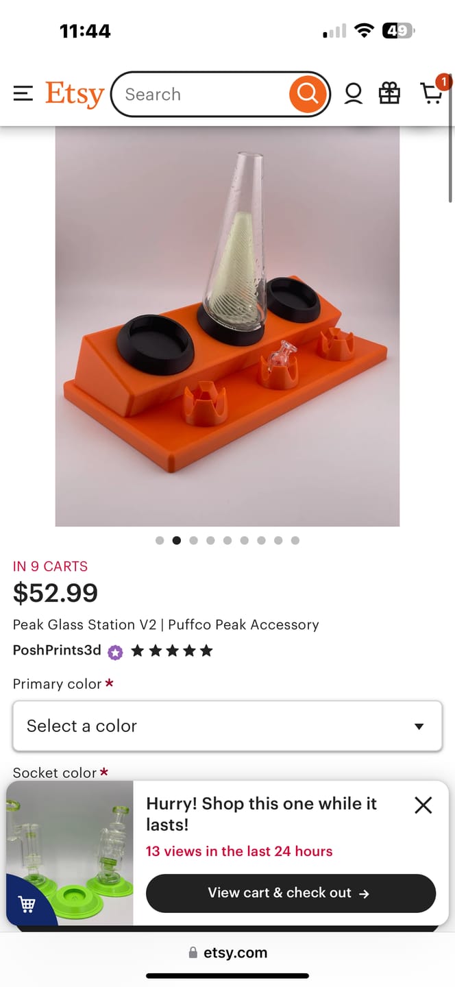 Customer photo review of Fabcycler (Puffco Peak Attachment)