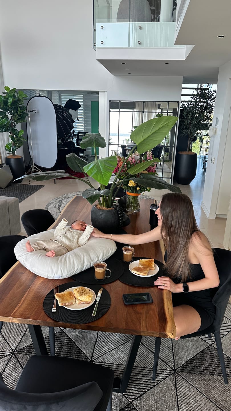 Customer photo review of Cushii Lounger Wanderlust - Oatmilk